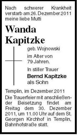 Wanda <I>Wojnowski</I> Kapitzke 