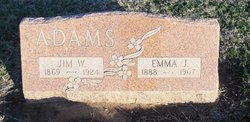 Emma J <I>Gregory</I> Adams 