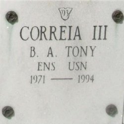 Ens Bernard Anthony “Tony” Correia III