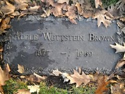 Adele H. <I>Wettstein</I> Brown 