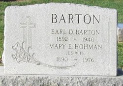Mary Elizabeth <I>Hohman</I> Barton 