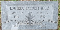 Louella <I>Barnett</I> Hills 