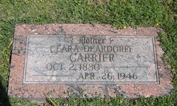Clara Ellen <I>Deardorff</I> Carrier 