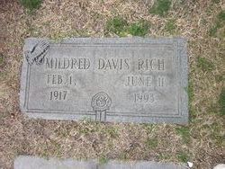 Mildred Lee <I>Davis</I> Rich 