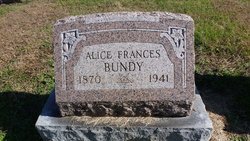 Alice Frances <I>Wilson</I> Bundy 