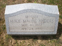 Alice Maude <I>Dillon</I> Anders 