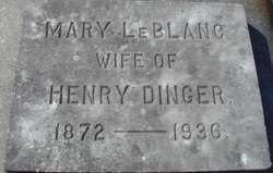 Mary Melodia <I>LeBlanc</I> Dinger 