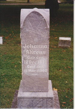 Johanna <I>Stoffregan</I> Ahrens 