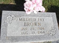 Mildred Fay <I>Klein</I> Brown 