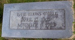 Effie <I>Elkins</I> O'Dell 
