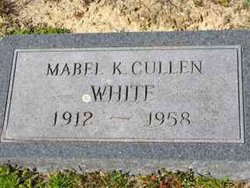 Mabel K. <I>Cullen</I> White 