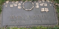 Mary Julia <I>Walker</I> Wolfe 