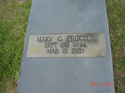 Mary Fetnah <I>Cooksey</I> Proctor 