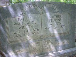 Annie Florine <I>Watson</I> Wilson 