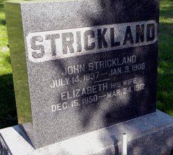 Elizabeth Jane <I>Adams</I> Strickland 