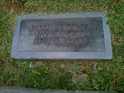 Bessie <I>Widener</I> Widener 