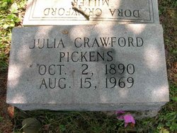 Julia Alvara <I>Crawford</I> Pickens 