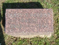 Pansy Viola <I>Robbins</I> Baker 