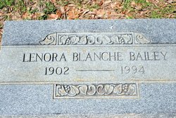 Lenora Blanche <I>Barnett</I> Bailey 