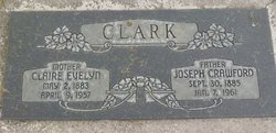 Claire Evelyn <I>Clark</I> Clark 