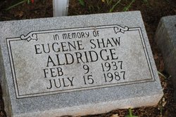 Eugene Shaw Aldridge 