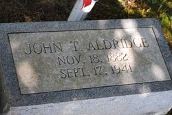 John Thomas Aldridge 