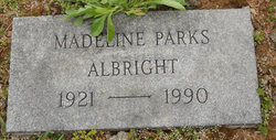 Madeline Olive <I>Parks</I> Albright 