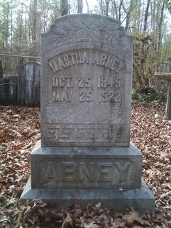 Martha <I>Walker</I> Abney 