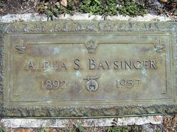 Alpha Sydney Baysinger 