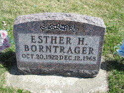 Esther H. <I>Kauffman</I> Borntrager 