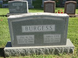 Amra O <I>Cox</I> Burgess 