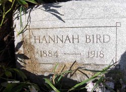 Mrs Hannah <I>Brown</I> Bird 