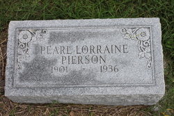 Pearl Lorraine Pierson 