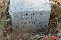 Sarah Malissa <I>Wallace</I> Ammons 