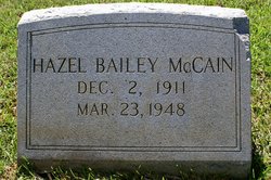 Hazel Lucille <I>Bailey</I> McCain 