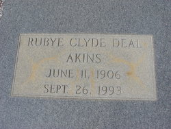 Rubye Clyde <I>Deal</I> Akins 