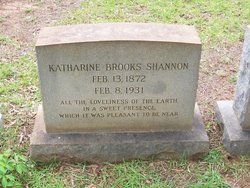 Katharine Hammond <I>Brooks</I> Shannon 