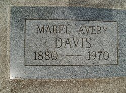 Mabel <I>Barker</I> Avery-Davis 