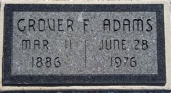 Grover Franklin Adams 