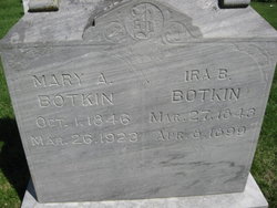Mary Ann <I>McBride</I> Botkin 