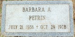 Barbara A <I>Smith</I> Petrin 