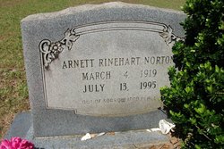 Mildred Arnett <I>Rinehart</I> Norton 