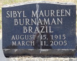 Sibyl Maureen <I>Burnaman</I> Brazil 