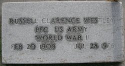 PFC Russell Clarence Westley 