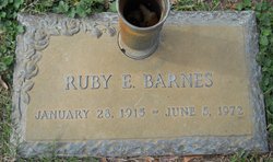 Ruby Ellen <I>Clements</I> Barnes 
