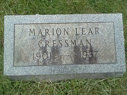 Marion M. <I>Lear</I> Cressman 