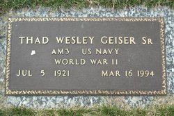 Thad Wesley Geiser Sr.