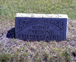 Caroline <I>Wolfe (Waff)</I> Biederstaedt 