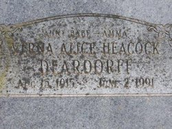 Verna Alice <I>Heacock</I> Deardorff 