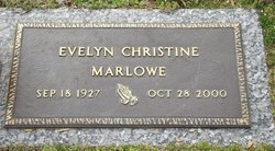 Evelyn Christine <I>Sanders</I> Marlowe 